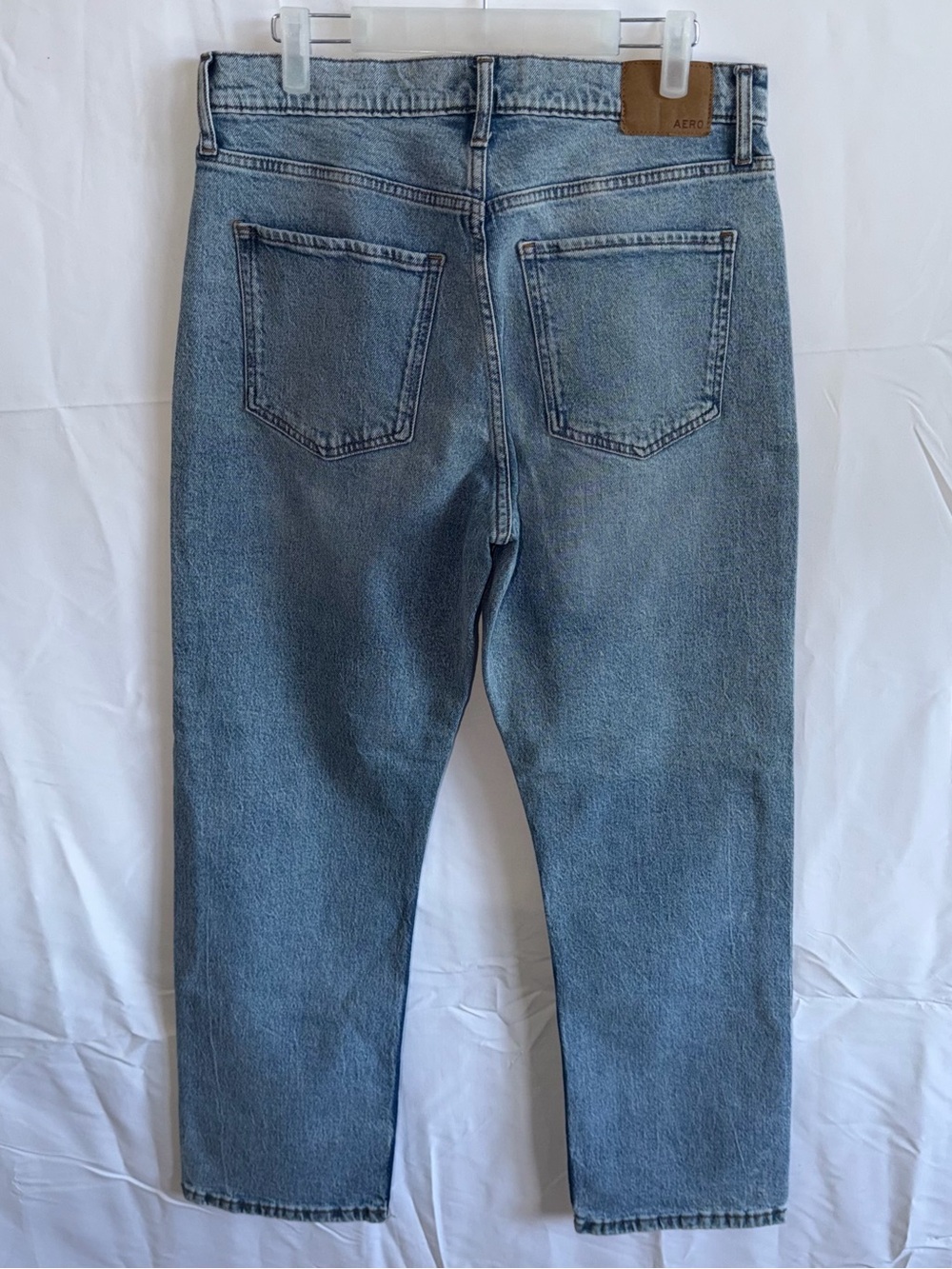 Aeropostale Women's Light Blue Slim Straight Jeans - Picture 3 of 5